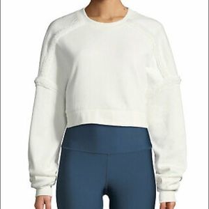 Alo Yoga City Cropped Sherpa Sweatshirt